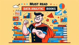 The image shows that reading new data analytics books help you master the skill of business intelligence.